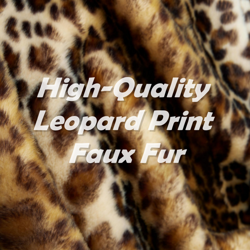 Karinae | Faux fur jas met luipaardprint – Warme, halflange winterjas met reverskraag