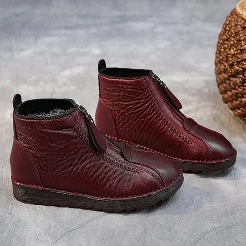 GlideFrost | Winterenkellaarzen voor dames – thermisch, waterbestendig, ritssluiting aan de zijkant