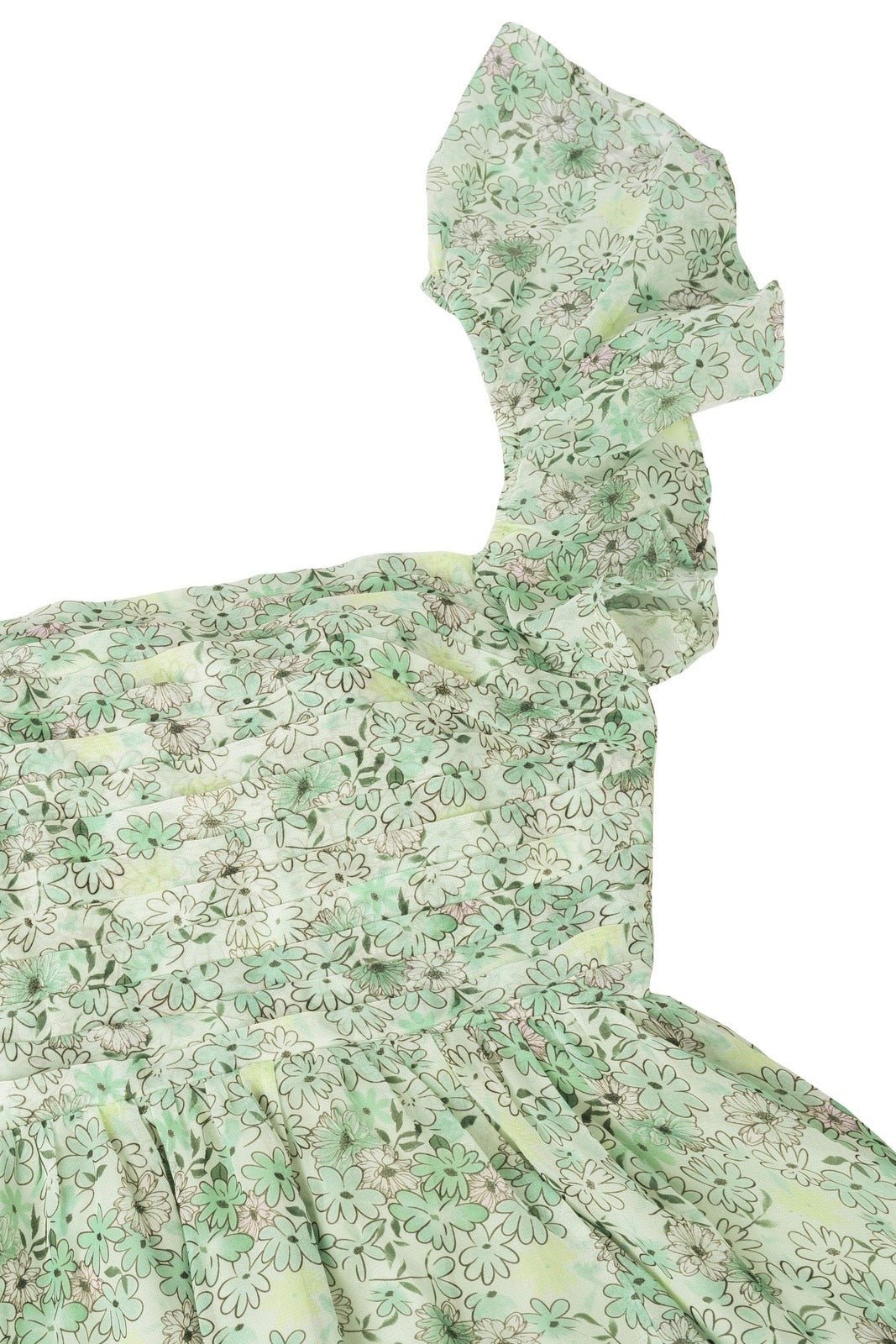 Venelle | Vrouwenjurk met bloemenprint en split - Elegante voorjaarsjurk, stijlvol bloemendesign
