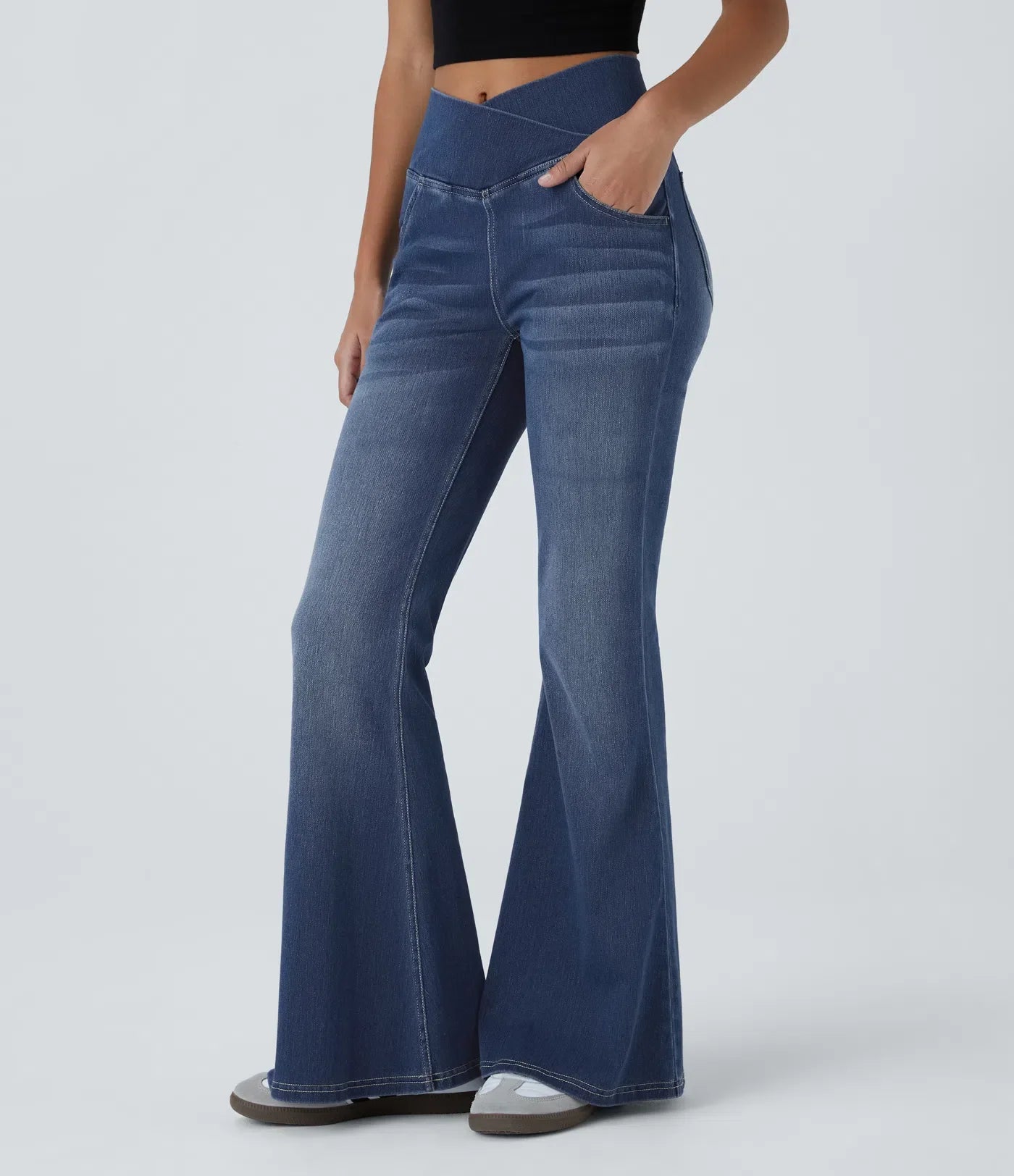 Devorah | Elegante High Waist Flare Jeans voor dames - Flatterende denim