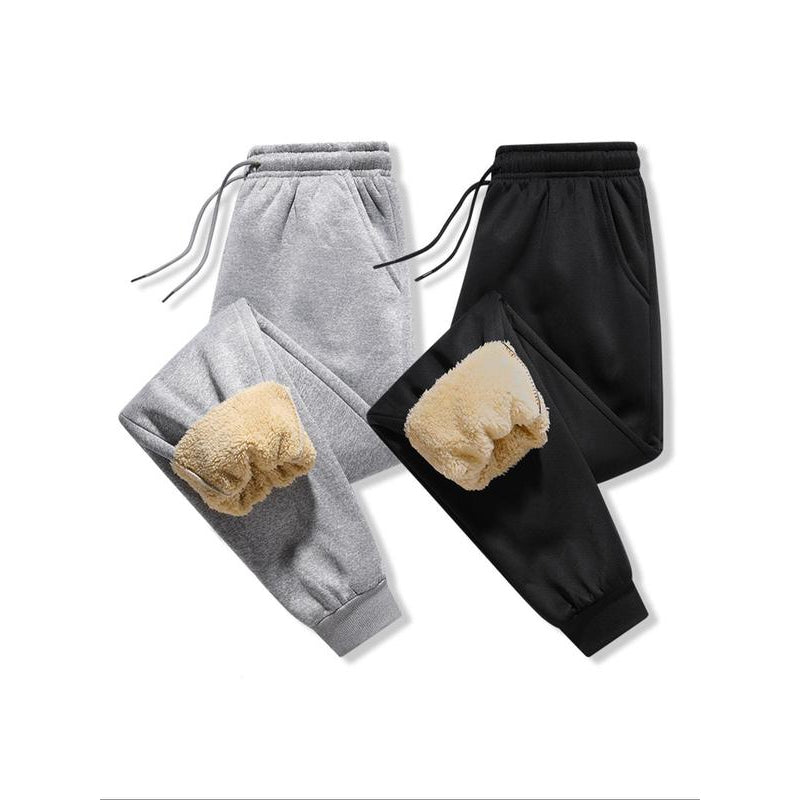 Halvor | Fleece gevoerde winterjoggers voor heren, warme en knusse trainingsbroeken voor koud weer