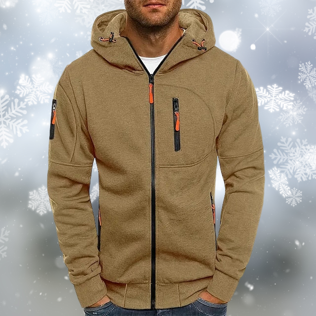 Isben | Herenjas met capuchon – Casual lichtgewicht jas met meerdere zakken en verstelbare capuchon