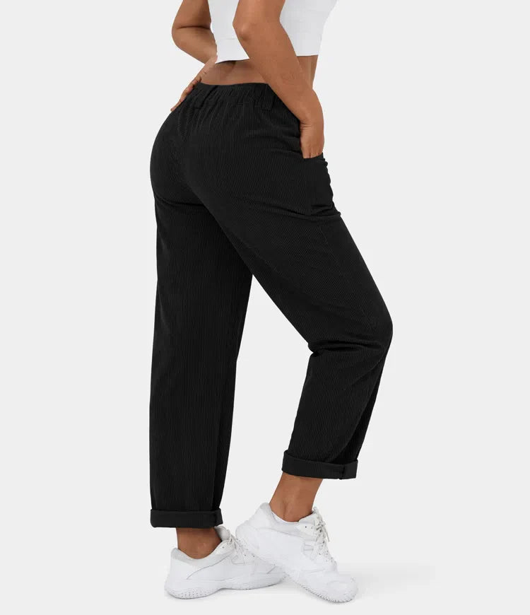 Judita | Corduroy broek met hoge taille voor dames - comfortabel, stijlvol en veelzijdig